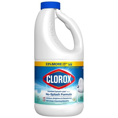 CLOROX Splash-Less Clean Linen Scent Bleach 40 oz 32335